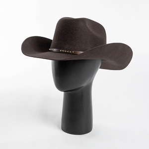 Sombrero de Vaquero a Rayas con Estampado de Seda por Sublimación en Color Azul Claro, Unisex, Casual, para Playa, Primavera y Verano, 56-58 cm, Ala Ancha - Product Image 5