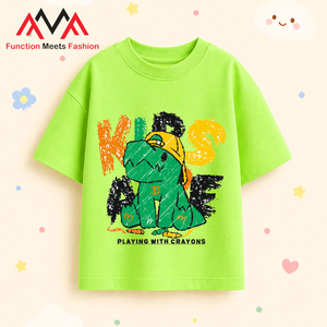 แฟชั่นเสื้อยืดคอกลมสีเขียวมะนาวทรงปกติชุดชายหาดลำลองสตรีทแวร์เสื้อยืดฤดูร้อน - Product Image 6
