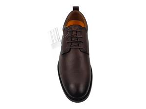 Chaussures Derby Oxford en cuir véritable marron pour hommes Dlords, bout pointu, lacets, confort profilé, pour le bureau, la carrière, toutes saisons - Product Image 5
