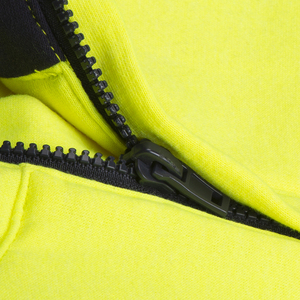High Visibility Safety Sweatshirt Class 2 Reflective Yellow Black <b>Waterproof</b> <b>Work</b> Wear with Zipper and Customized Logo - Product Image 4