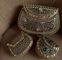 Nouvelle Pochette de Soirée Mariage Personnalisée en Métal Embossé Vintage, Sac à Main de Luxe Mini pour Événements et Fêtes