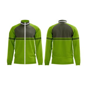 Veste coupe-vent pour homme, fermeture éclair sur le devant, veste de sport, col montant, respirante, séchage rapide, légère, polyester et coton, vêtements de sport - Product Image 5