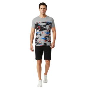 T-shirts pour hommes coupe athlétique, col rond, tissu respirant, légers, idéaux pour l'entraînement sportif, fournisseur en gros OEM - Product Image 1