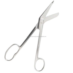 Ciseaux de pansement à pointe arrondie en acier inoxydable chirurgical de précision, certifiés CE, pour premiers secours, ensemble d'instruments manuels - Product Image 4