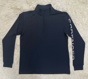 เสื้อฮู้ดผู้ชายแบบซิป ¼  ผ้าถักเนื้อแน่น สวมใส่สบาย เหมาะสำหรับเล่นกีฬาและสวมใส่ทั่วไป ทรงปกติ ผลิตจากโพลีเอสเตอร์ผสมสแปนเด็กซ์ เหมาะสำหรับเล่นกอล์ฟ - Product Image 6