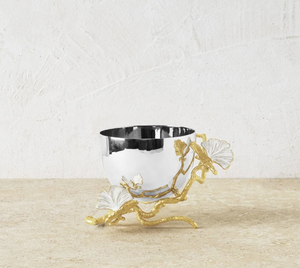 Moderno y Elegante Tazón Decorativo de Metal con Base, Perfecto para Decoración del Hogar y Centro de Mesa, Tazón Decorativo de Metal - Product Image 6