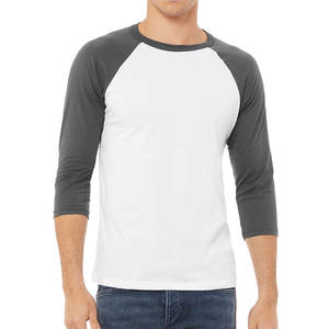 T-shirt Homme Tendance Haut de Gamme 100% Coton Léger Col Rond Manches Raglan Américaines Coupe Classique Bicolore Séchage Rapide Respirant - Product Image 6
