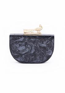 Bolso de mano de resina de lujo para mujer, bolso de fiesta acrílico transparente, bolso de boda - Product Image 3