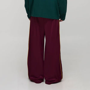 Pantalons pour hommes en coton 100% personnalisés, lavés, avec logo imprimé sur écran, poids lourd 500 GSM, coupe ample, OEM/ODM. - Product Image 6