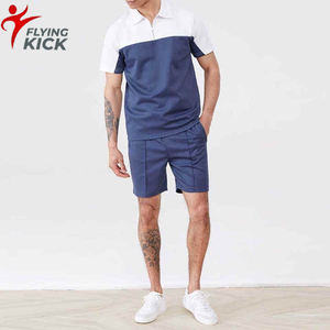 ชุดเซ็ตฤดูร้อนผู้ชายแบรนด์คุณภาพดีเยี่ยม เสื้อโปโล กางเกงขาสั้น สวมใส่สบาย ราคาสมเหตุสมผล - Product Image 1