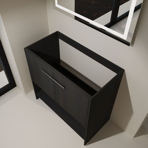 Mobile bagno freestanding da 36 pollici con 2 ante in compensato (lavello escluso) - Product Image 6
