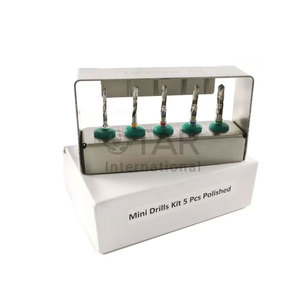 Kit de Forets Intelligents Premium pour Implants Dentaires avec Irrigation Externe – Ensemble de 5 Pièces pour la Pose d'Implants – Instruments Médicaux de Haute Qualité - Product Image 1