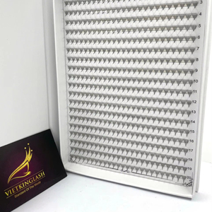 ถาดขนตาปลอมสีดำด้านแบบมิงค์ ขายส่ง ขนตาแคชเมียร์แบบเส้นต่อเส้น อุปกรณ์ต่อขนตา - Product Image 1