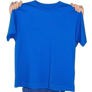 เสื้อยืดคอกลมแขนสั้นสีพื้นผ้าฝ้าย 100% ใส่สบาย ระบายอากาศได้ดี เป็นมิตรกับสิ่งแวดล้อม เหมาะสำหรับใส่ที่บ้าน สำหรับผู้ชายและผู้หญิง - Product Image 1