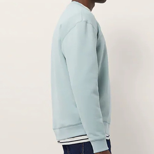 Sudadera de Cuello Redondo para Hombre, de Poliéster/Algodón, de Alta Calidad, Corte Regular, Lisa, con Impresión de Logotipo Personalizado, Estilo Urbano, Ecológica, para Primavera - Product Image 4