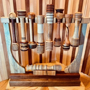 Cuillère à miel artisanale en bois mélangé / Bois d'origine durable / Art du miel / Magnifique 454 - Product Image 4