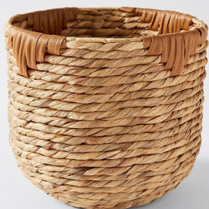 Sustainable Handmade Water Hyacinth Basket Cheap Wholesale Natural Wicker Customizable Durable Made In Vietnam - Product Image 2