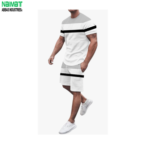 Crafted From Breathable Lightweight Canvas Fabric with <b>Elastic</b> Waist Knitted Design for Urban Streetwear Gym Running Shorts Men - Product Image 1