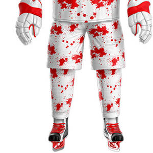 Vêtements de hockey sur glace pour adultes personnalisés en gros, uniforme imprimé de haute qualité, respirant, à séchage rapide, ensemble maillot et pantalon unisexe - Product Image 6