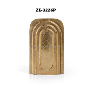 Jarrón de Flores Decorativo de Lujo, Hecho a Mano, de Hierro Cromado, Ecológico, para Interiores Residenciales de Alta Gama, Exportador - Product Image 2