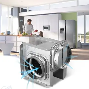 NOUVEAU Mini ventilateur de conduit centrifuge en ligne en métal personnalisé