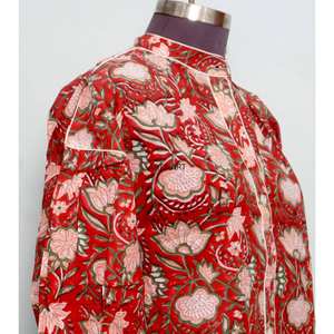 Blusa de Algodón con Estampado Floral, Estilo Dulce y Casual para Mujer, Manga Larga, Cierre de Botones, Top de Verano - Product Image 5