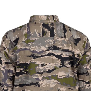 Chemise de pêche à manches longues camouflage pour homme, boutonnée, séchage rapide, UPF 50, polyester, haut de gamme pour l'extérieur - Product Image 3