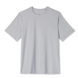 T-shirt de sport pour homme à séchage rapide, personnalisé avec logo, en jersey 100 % coton de haute qualité, à épaules tombantes, manches courtes, col rond, coupe ample, vente en gros - Product Image 2