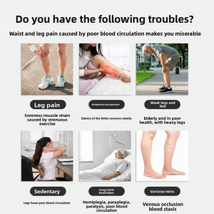 Masseur pour les pieds et les jambes, pression d'air réglable, contrôle de la durée, récupération douce pour le confort des jambes, AS ALL STAR CE - Product Image 2