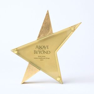 Trophée Étoile Laurier Doré Prix de Gros – Récompense Métallique Premium pour Achievement, Cérémonie d'entreprise, Souvenir, Cadeau, Article d'art - Product Image 6