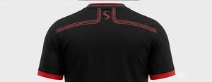 SUBHAY INTERNATIONAL Men's Black Soccer Jersey V-Neck Short Sleeve Moisture Wicking Polyester <b>Athletic</b> Fit Adult All Seasons - Product Image 6