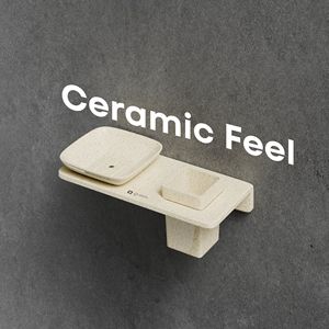 Porte-savon carré en verre trempé épais avec support chromé poli pour lavabo de salle de bain et toilettes d'invités - Product Image 3