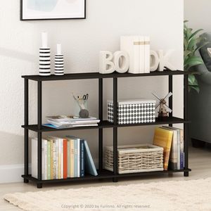 Étagère d'angle à 3 niveaux de 47,4 pouces de large, étagères de rangement ouvertes sans outils pour salon, garage, bureau à domicile - Product Image 2