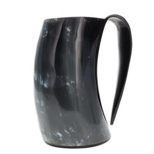 Mug en corne de vache durable, poli, sûr pour les aliments, laqué, fait main, écologique, compatible lave-vaisselle, léger, moderne, de luxe, pour mariage, bière - Product Image 3