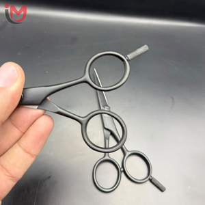 Ciseaux de coiffure professionnels en acier inoxydable 440C, lame tranchante, pour droitiers, manche moyen, usage en salon de coiffure - Product Image 2