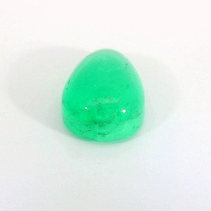Esmeralda Natural en Forma de Pera, Cabujón, Gema Verde, Piedra Suelta Genuina, Grado Excelente y Raro para Joyería Fina - Product Image 2
