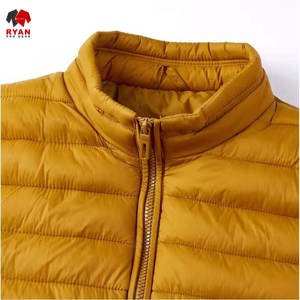 Gilet matelassé pour homme de qualité supérieure, tissu confortable et respirant avec logo personnalisé, fermeture à glissière - Product Image 6