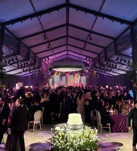 Tente d'atrium d'<span class=keywords><strong>orangerie</strong></span> de Levo de tour de cadre en aluminium noir vert pour des événements - Product Image 5