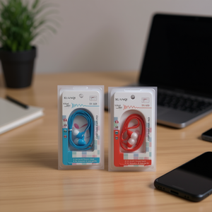 Auriculares con cable Xuanqi Sn 656 con micrófono para uso en teléfonos móviles y computadoras - Product Image 2