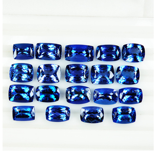 Venta al por Mayor de Tanzanita, Calidad 3A, Juego de Gemas Sueltas Facetadas en Forma de Cojín, Tamaño de 3 a 6 Quilates, 19 Piezas en Total, 79.87 Quilates, Gemas PDM - Product Image 2