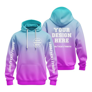 Sweat à capuche de sublimation haut de gamme, imprimé sur toute la surface, personnalisé, streetwear, pour hommes et femmes, vêtements de sport tendance - Product Image 5