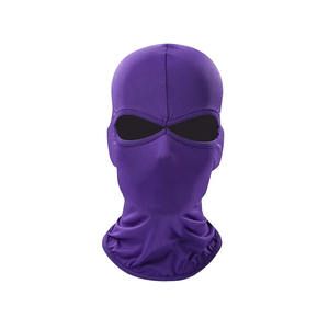 Bonnet cagoule en coton doux pour enfants, masque de ski coloré intégral, logo personnalisé, pour hommes et femmes - Product Image 3