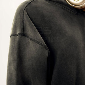 Sudadera con Capucha Premium Sun Fade Basics, Precio al por Mayor, Algodón Suave, Estilo Vintage Lavado, Ropa Casual, Sudaderas con Capucha Desgastadas - Product Image 5