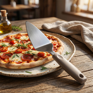 Cuchillo/Pala Cortadora de Acero Inoxidable 430 para Tartas, Pasteles, Carne, <span class=keywords><strong>Pizza</strong></span>, Grado Alimenticio - Product Image 4
