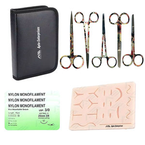 Basis Of Surgical Instruments Students <b>Sutur</b> <b>Kit</b> Surgical Medic Instruments Ce New Arrival Minor Surgical <b>Suture</b> <b>Kit</b> Essential - Product Image 1
