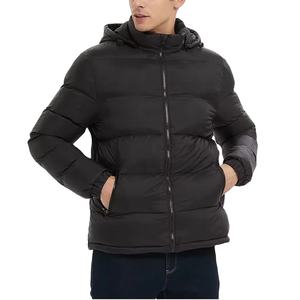 OEM Veste d'hiver épaisse et imperméable à l'eau personnalisée Manteau à capuche chaud pour hommes Veste à glissière 2026 - Product Image 1