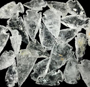 Agate naturelle pointe de flèche cristal Quartz petites pointes de flèches naturelles sculptées à la main en gros d'acheter chez Amayra cristaux exportations - Product Image 2