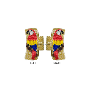 Set de Pinzas para el Cabello con Cuentas Hechas a Mano, Diseño Tropical, Bordado Personalizado, Accesorio de Moda para Mujer - Product Image 2
