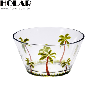ชามสลัดพลาสติกขนาดเล็กเกรดอาหาร รูปทรงต้นปาล์มเขตร้อน ผลิตในไต้หวัน ยี่ห้อโฮลาร์ สำหรับร้านอาหาร ครัว และใช้ในบ้าน - Product Image 1