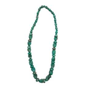 Premium Ethereal Glow Resin <b>Statement</b> <b>Necklace</b> Aurora Luxe Color Resin Bead <b>Necklace</b> - Product Image 4